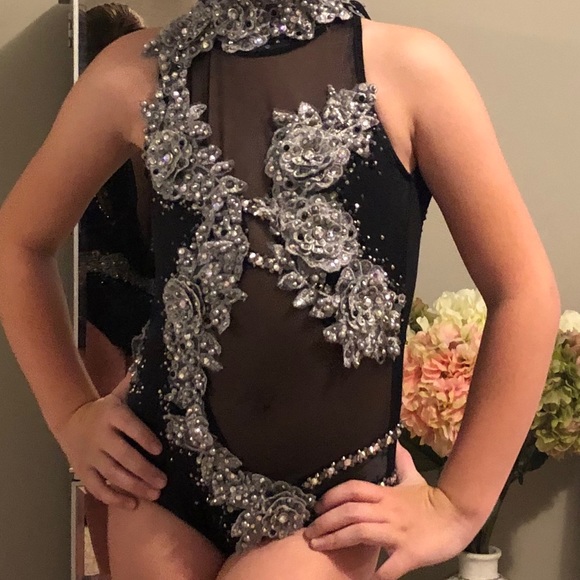 BOMBSHELL Custom competition dance costume. Child Small CS - Picture 2 of 7